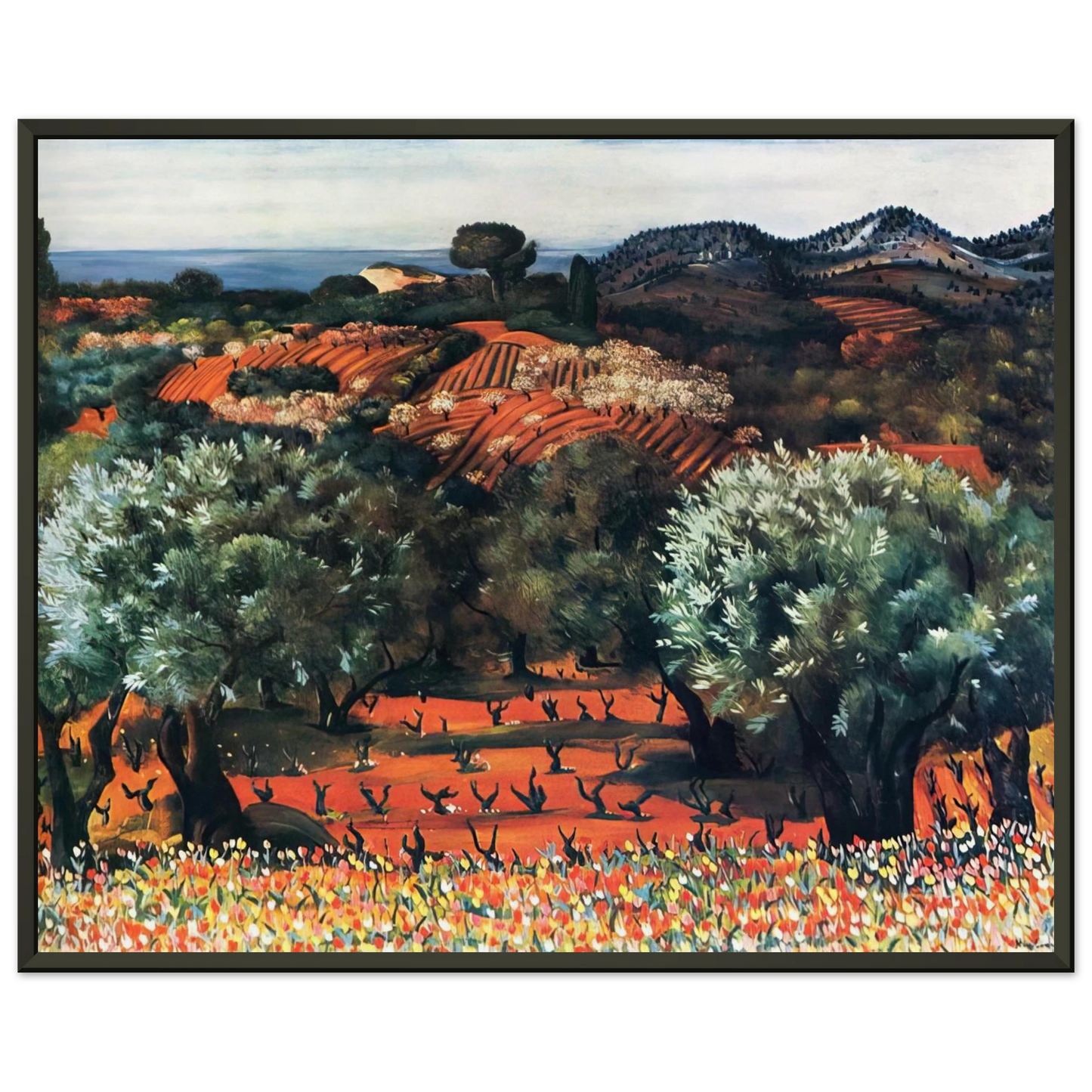 Moise Kisling  NOT IDENTIFIED 15 Framed Art Print  - Aluminum Frame - 60x80 cm / 24x32 inches