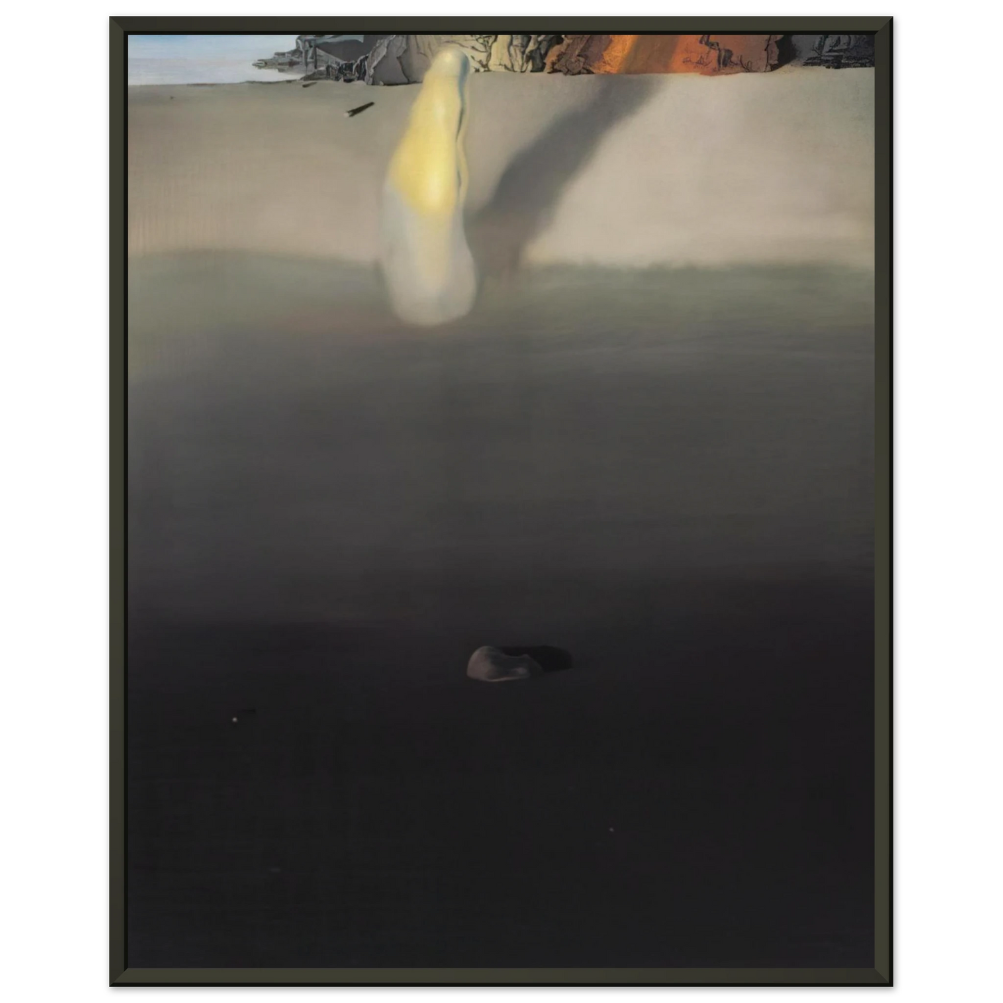 Salvador Dali  ON THE SEASHORE Framed Art Print  - Aluminum Frame - 40x50 cm / 16x20 inches
