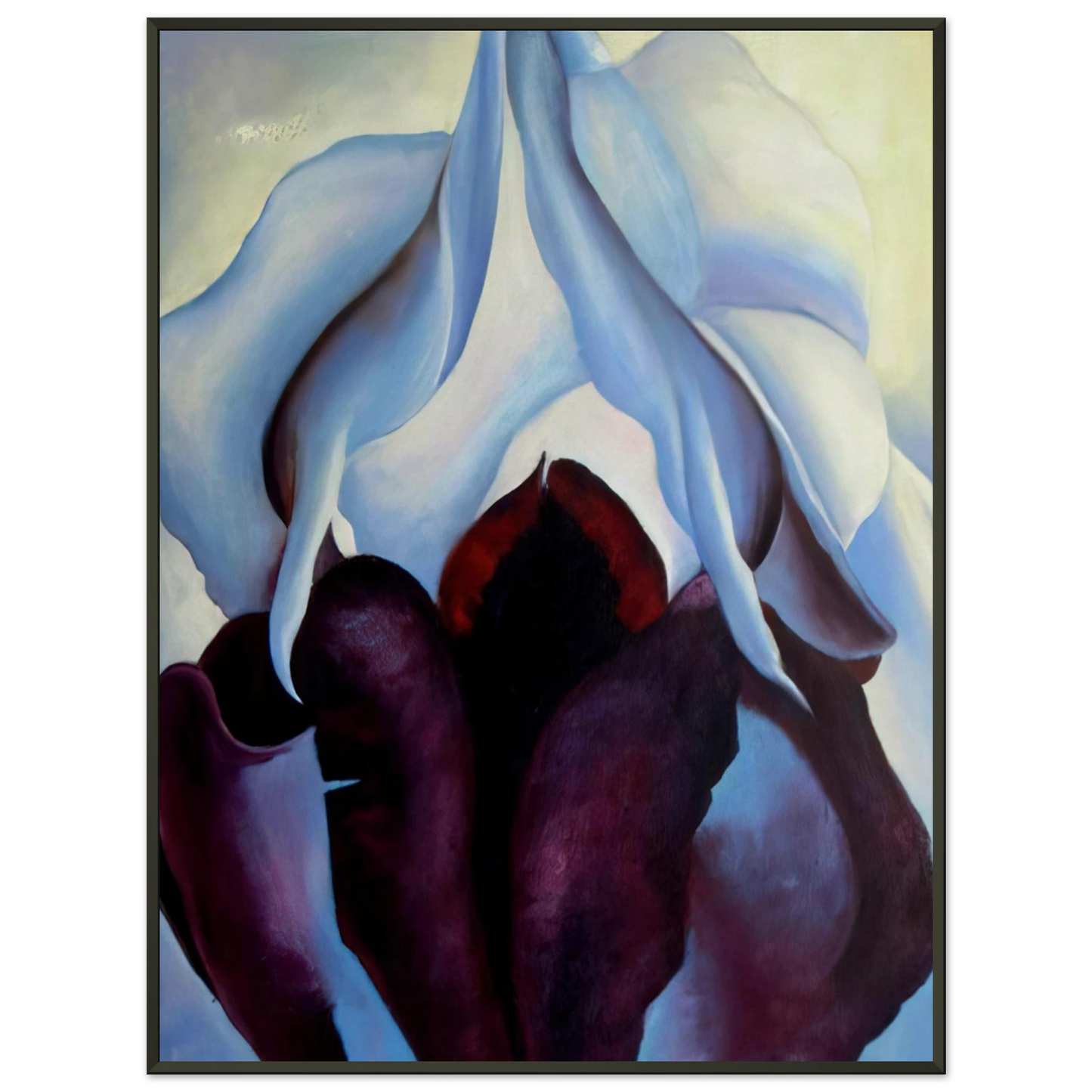 Georgia OKeeffe  Flower of Life Framed Art Print  - Aluminum Frame - 70x100 cm / 28x40 inches