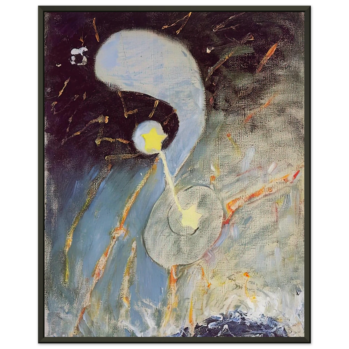 Hilma af Klint  CHAOS NR 2 1906 Framed Art Print  - Aluminum Frame - 70x100 cm / 28x40 inches