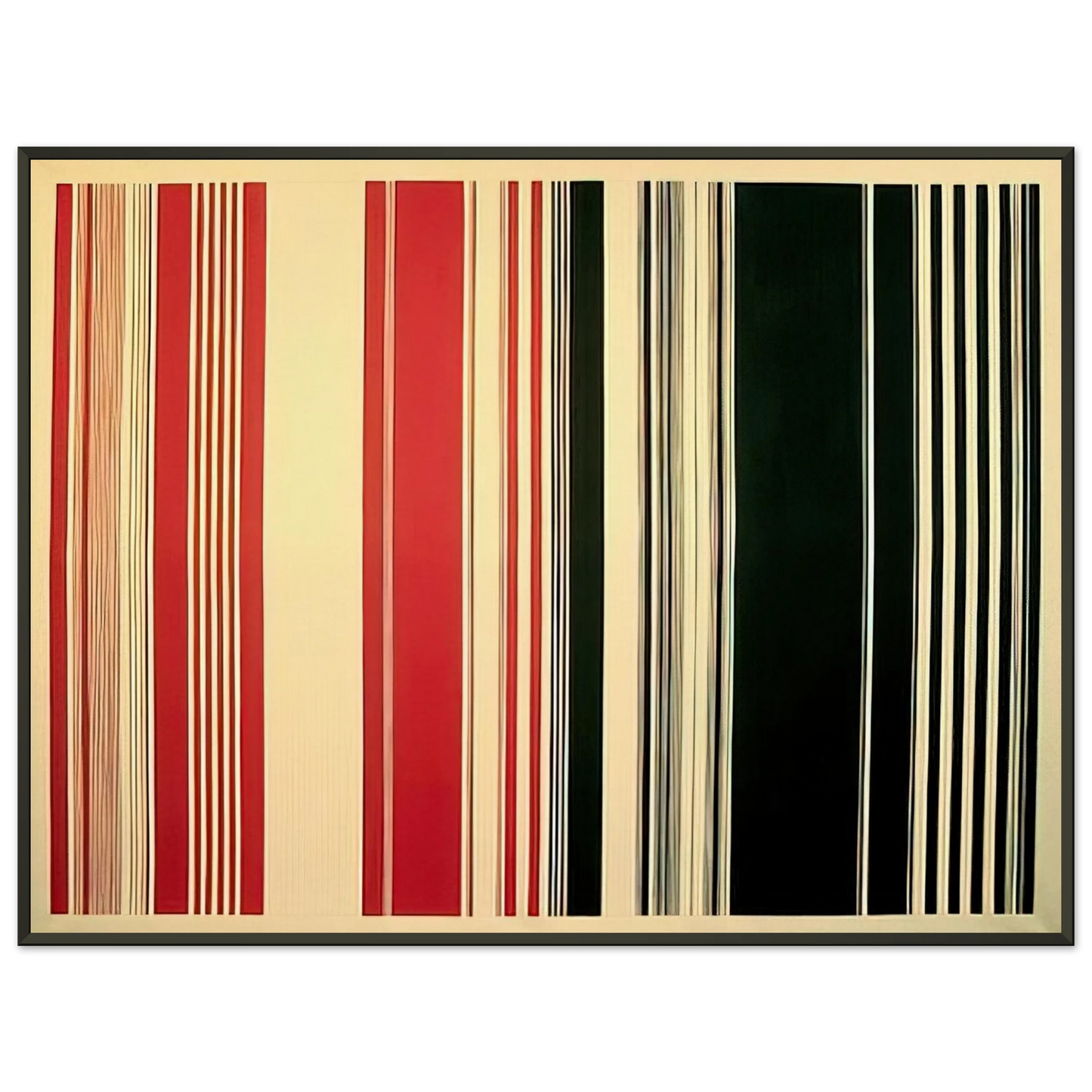 Gene Davis  Concord  1982 Framed Art Print  - Aluminum Frame - 70x100 cm / 28x40 inches