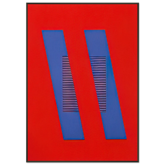 Dieter Roth  Book  1958 Framed Art Print  - Aluminum Frame - 21x29.7 cm / 8x12"