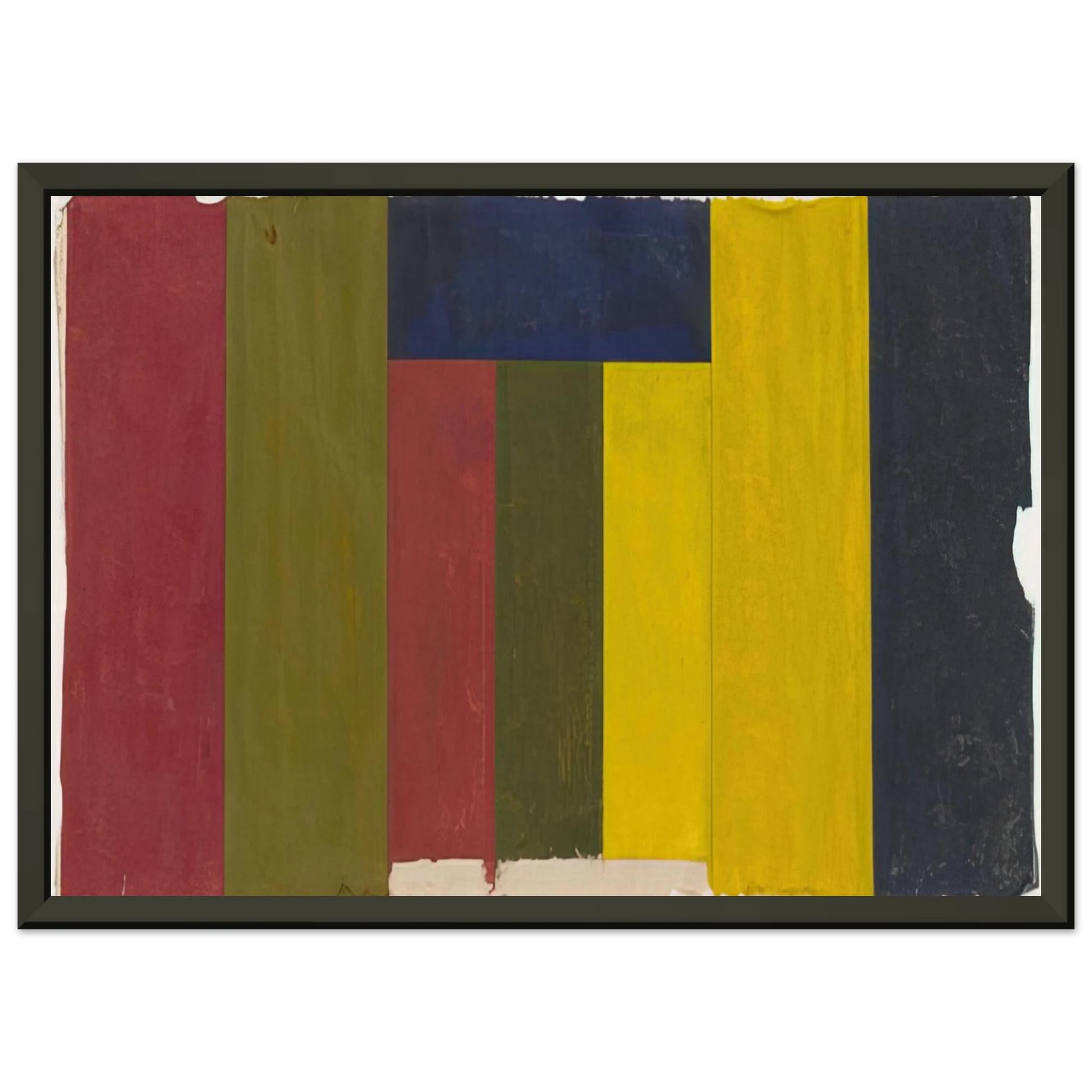 Brice Marden  Study II  1981 Framed Art Print  - Aluminum Frame - 70x100 cm / 28x40 inches