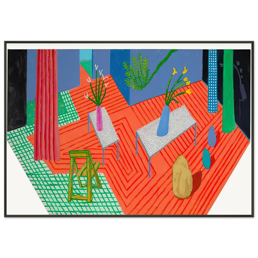 David Hockney  David Hockney Framed Art Print  - Aluminum Frame - 21x29.7 cm / 8x12"