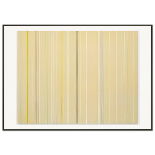 Gene Davis  Butterfly  1972 Framed Art Print  - Aluminum Frame - 21x29.7 cm / 8x12"