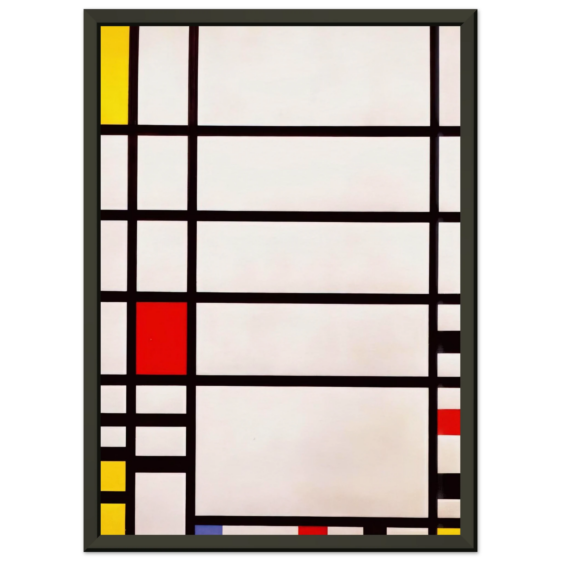 Piet Mondrian  Trafalgar Square Framed Art Print  - Aluminum Frame - 60x80 cm / 24x32 inches