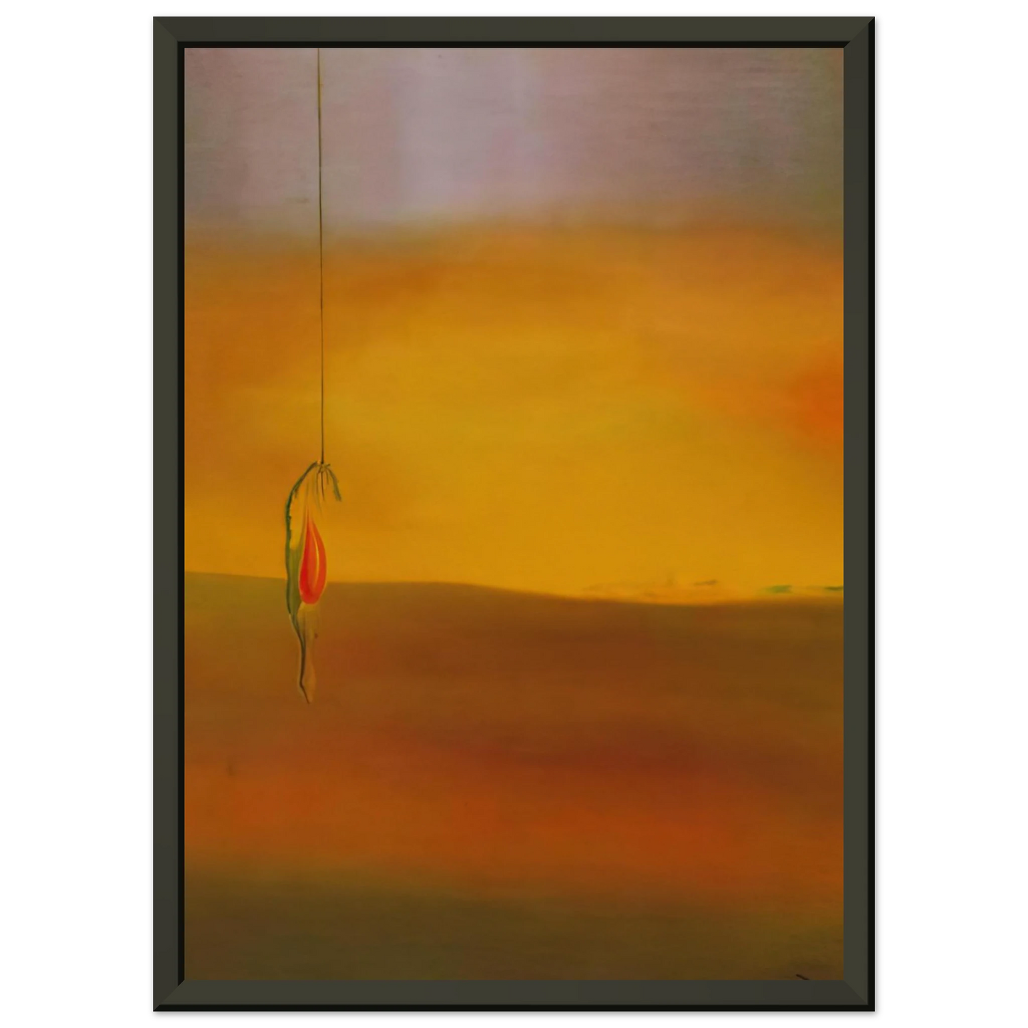 Salvador Dali  FRIED EGG ON THE PLATE WITHOUT THE PLATE 1932 Framed Art Print  - Aluminum Frame - 60x80 cm / 24x32 inches