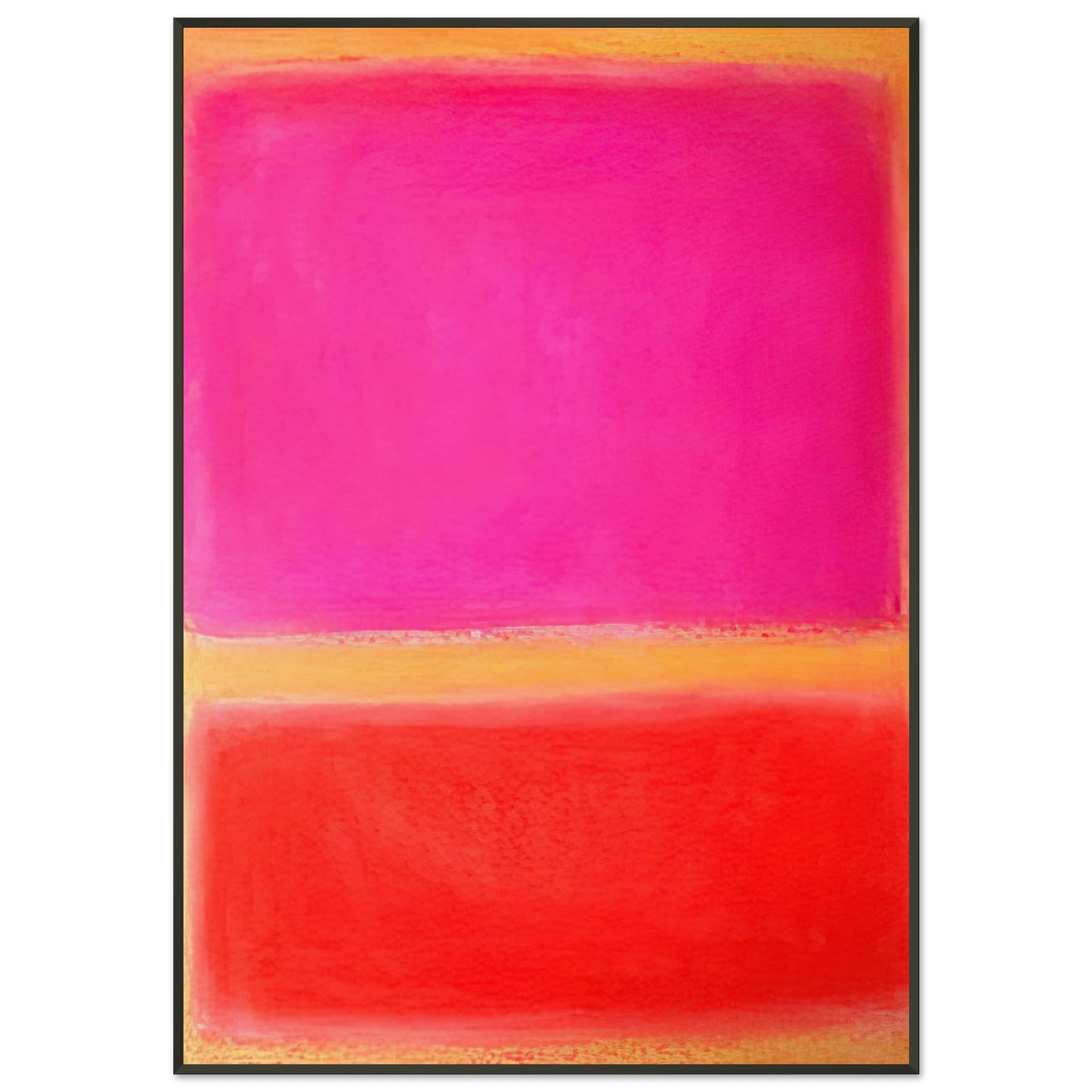 Helen Frankenthaler  Untitled  Color Field Painting Framed Art Print  - Aluminum Frame - 21x29.7 cm / 8x12"