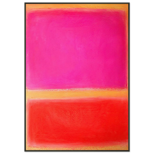 Helen Frankenthaler  Untitled  Color Field Painting Framed Art Print  - Aluminum Frame - 21x29.7 cm / 8x12"