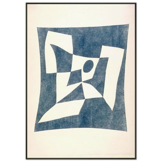 Jean Arp  Abstract Composition Knossos Framed Art Print  - Aluminum Frame - 21x29.7 cm / 8x12"