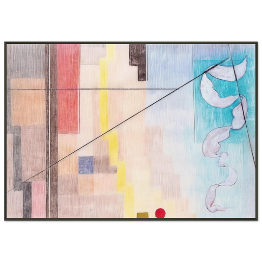 Johannes Itten  Die Kontraste  Abstract Art Framed Art Print  - Aluminum Frame - 21x29.7 cm / 8x12"
