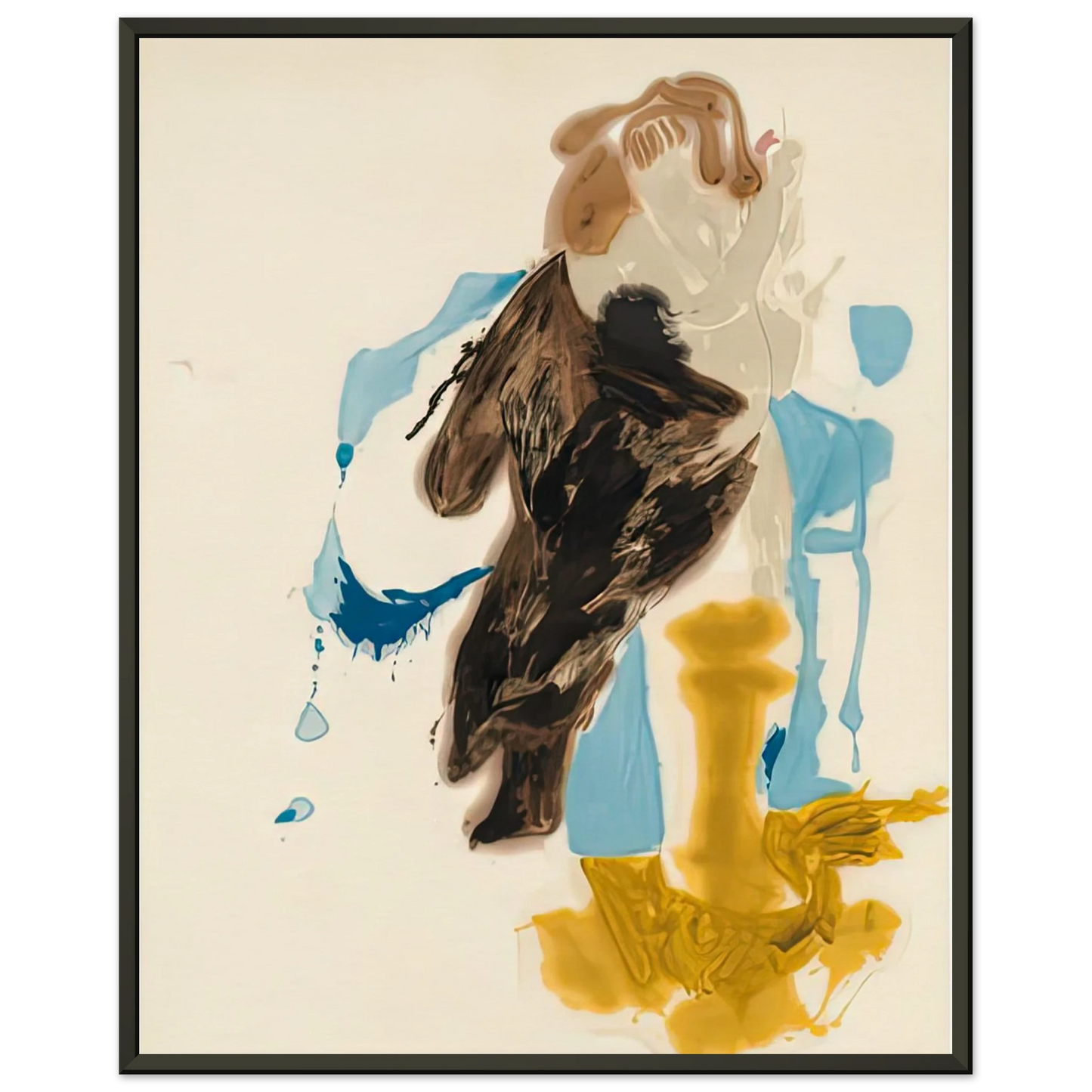 Helen Frankenthaler  After Rubens 1961 Framed Art Print  - Aluminum Frame - 60x80 cm / 24x32 inches