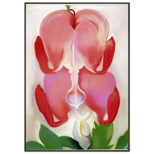 Georgia OKeeffe  Bleeding Heart Framed Art Print  - Aluminum Frame - 21x29.7 cm / 8x12"