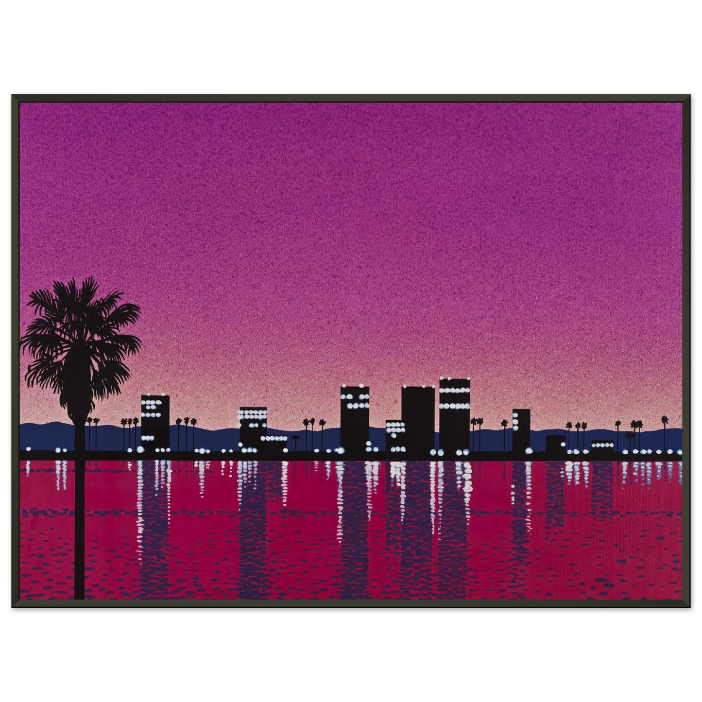 Hiroshi Nagai  The Limelight  monolog Framed Art Print  - Aluminum Frame - 40x50 cm / 16x20 inches