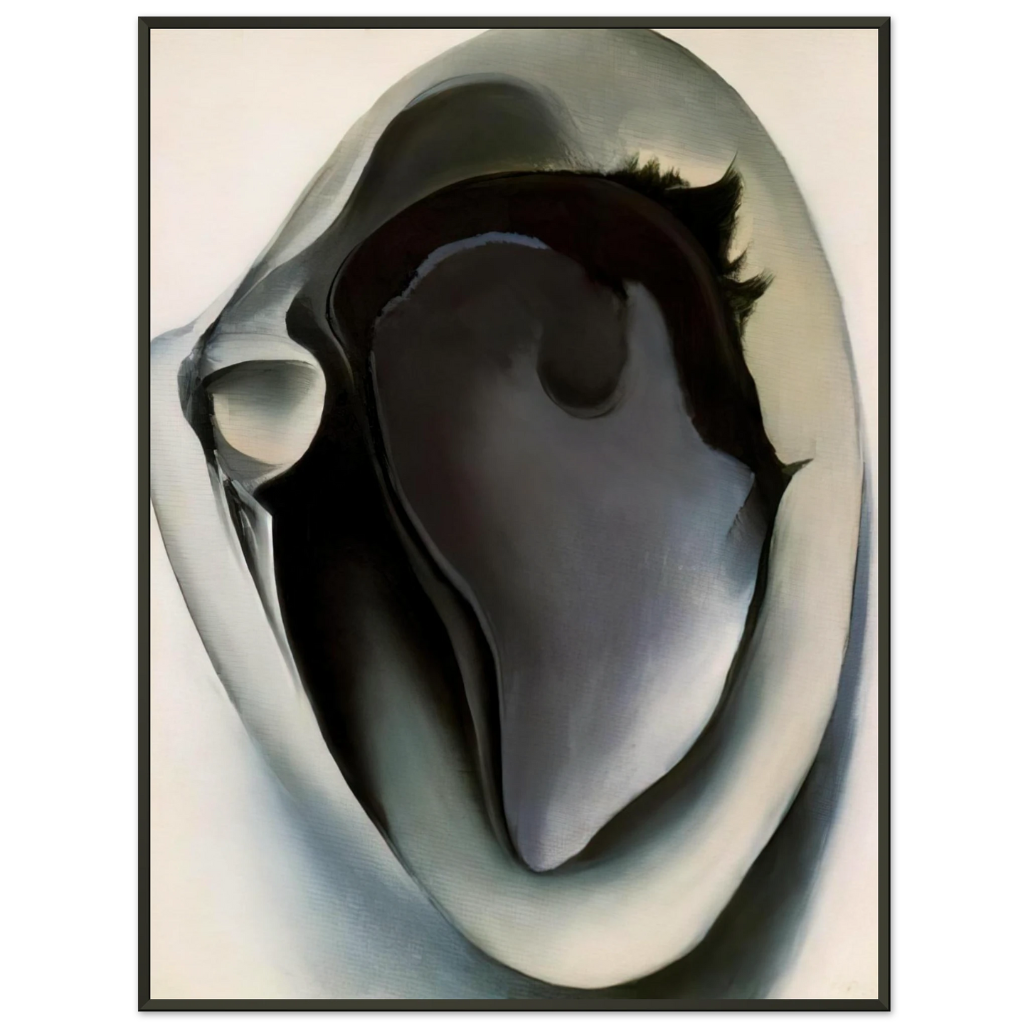 Georgia OKeeffe  Clam and mussel Framed Art Print  - Aluminum Frame - 40x50 cm / 16x20 inches