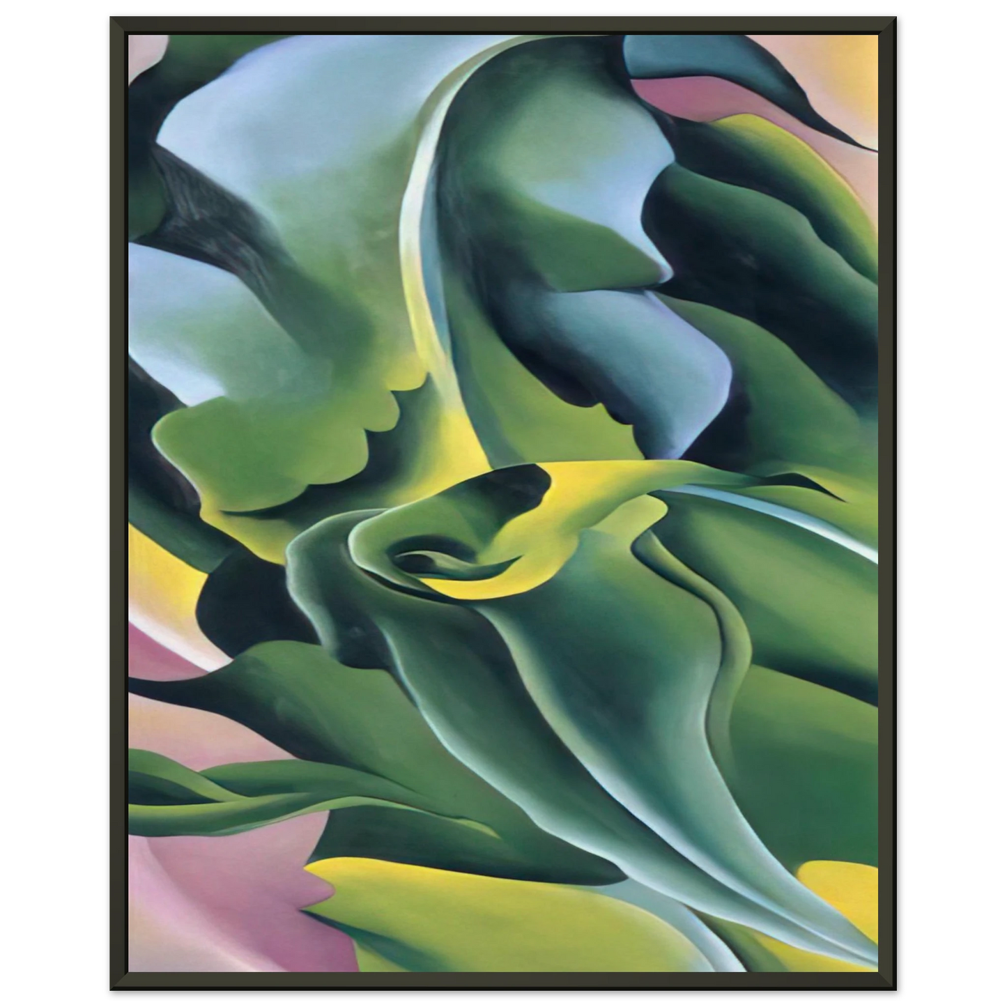 Georgia OKeeffe  Corn No 2 Framed Art Print  - Aluminum Frame - 70x100 cm / 28x40 inches