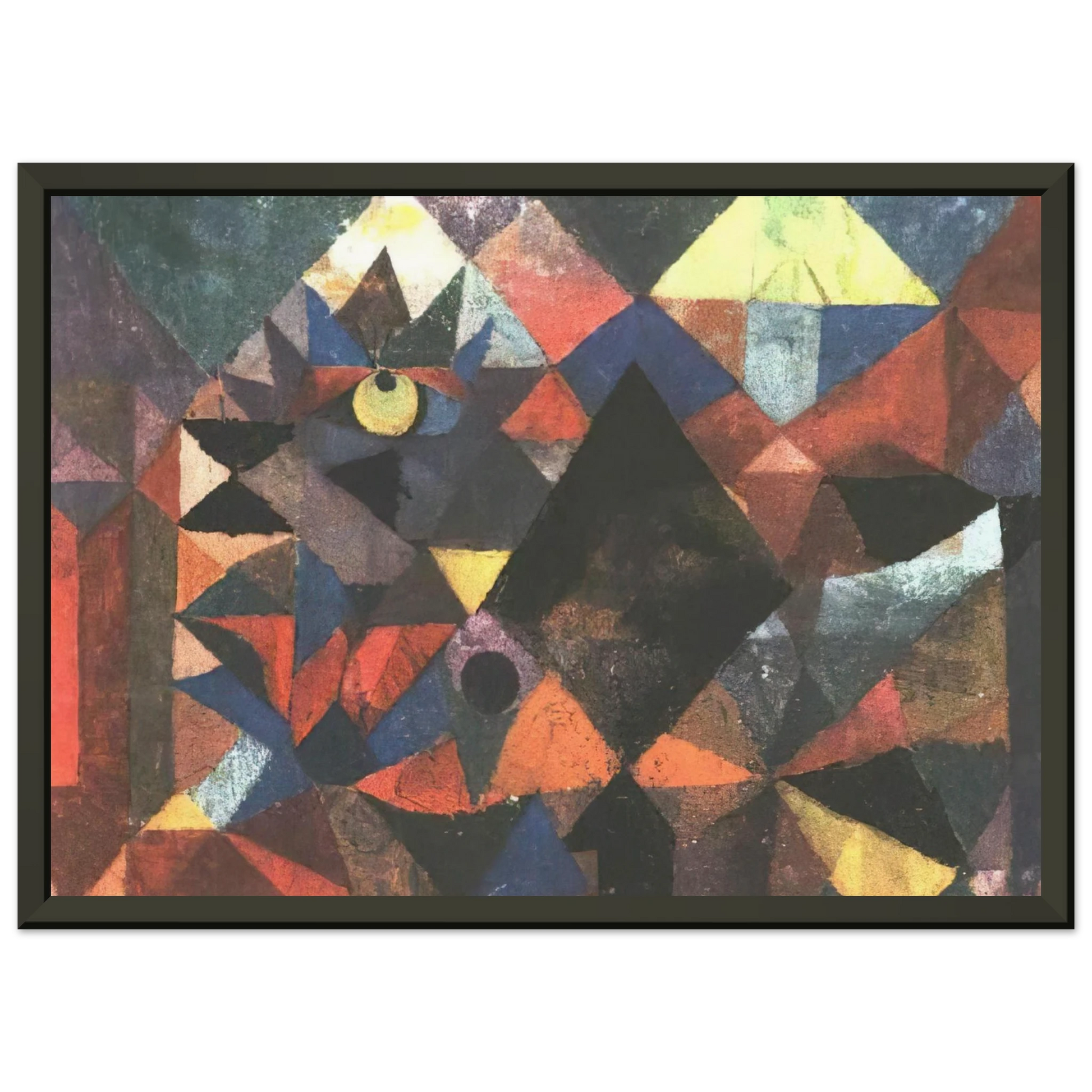 Paul Klee  THE LIGHT AND SO MUCH ELSE 1931 Framed Art Print  - Aluminum Frame - 70x100 cm / 28x40 inches