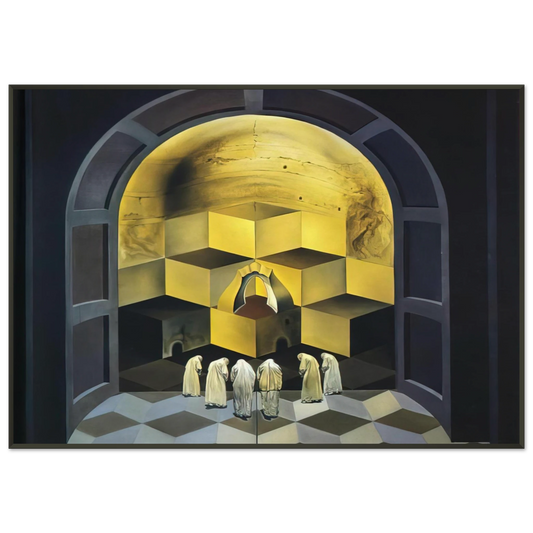 Salvador Dali  SKULL OF ZURBARAN Framed Art Print  - Aluminum Frame - 21x29.7 cm / 8x12"