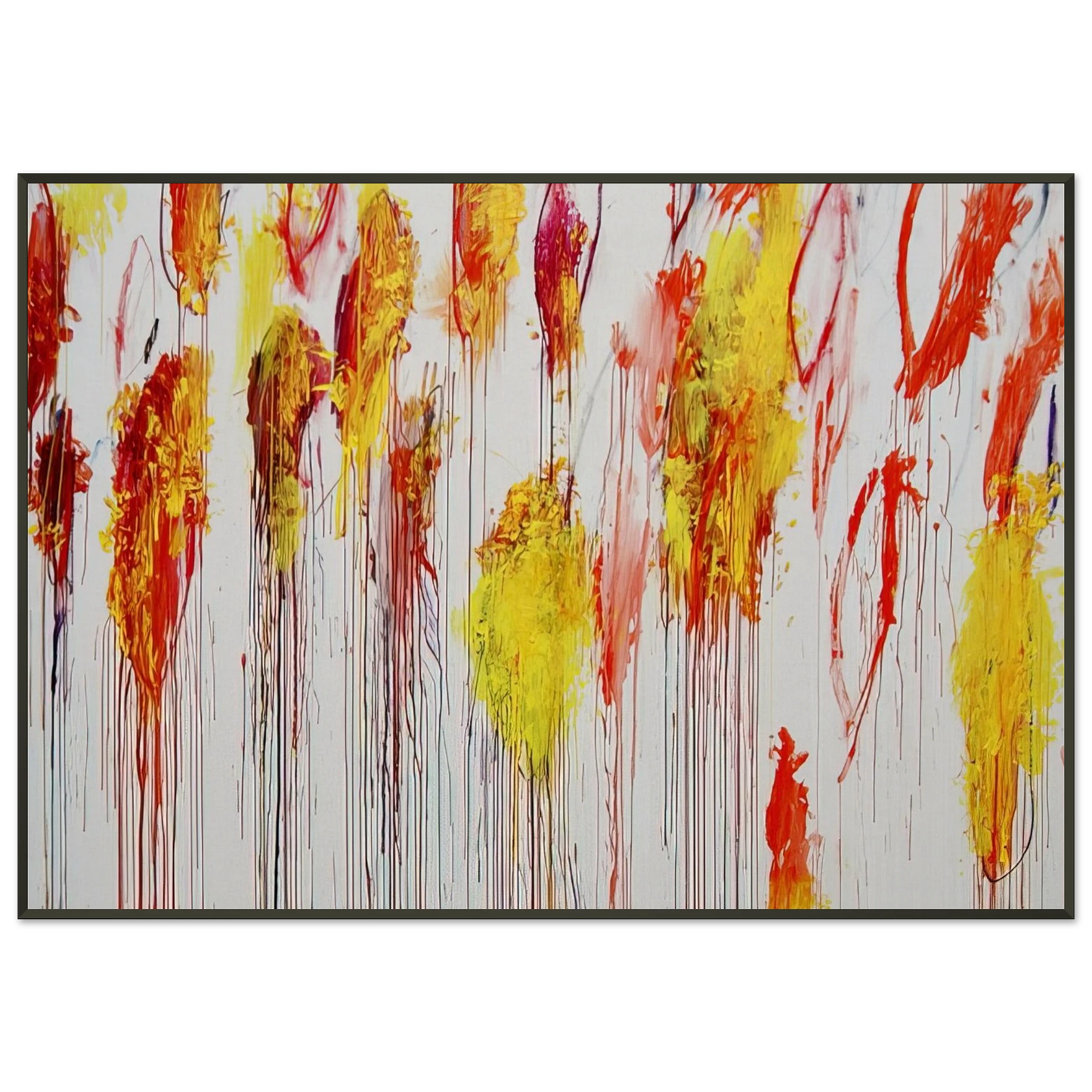 Cy Twombly  Lepanto Part XII Framed Art Print  - Aluminum Frame - 21x29.7 cm / 8x12"