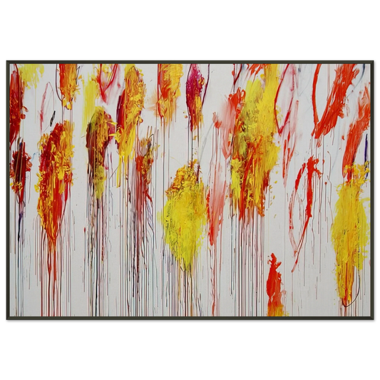 Cy Twombly  Lepanto Part XII Framed Art Print  - Aluminum Frame - 21x29.7 cm / 8x12"