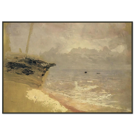 Arkhyp Kuindzhi  Sea Gloomy Day Framed Art Print  - Aluminum Frame - 21x29.7 cm / 8x12"