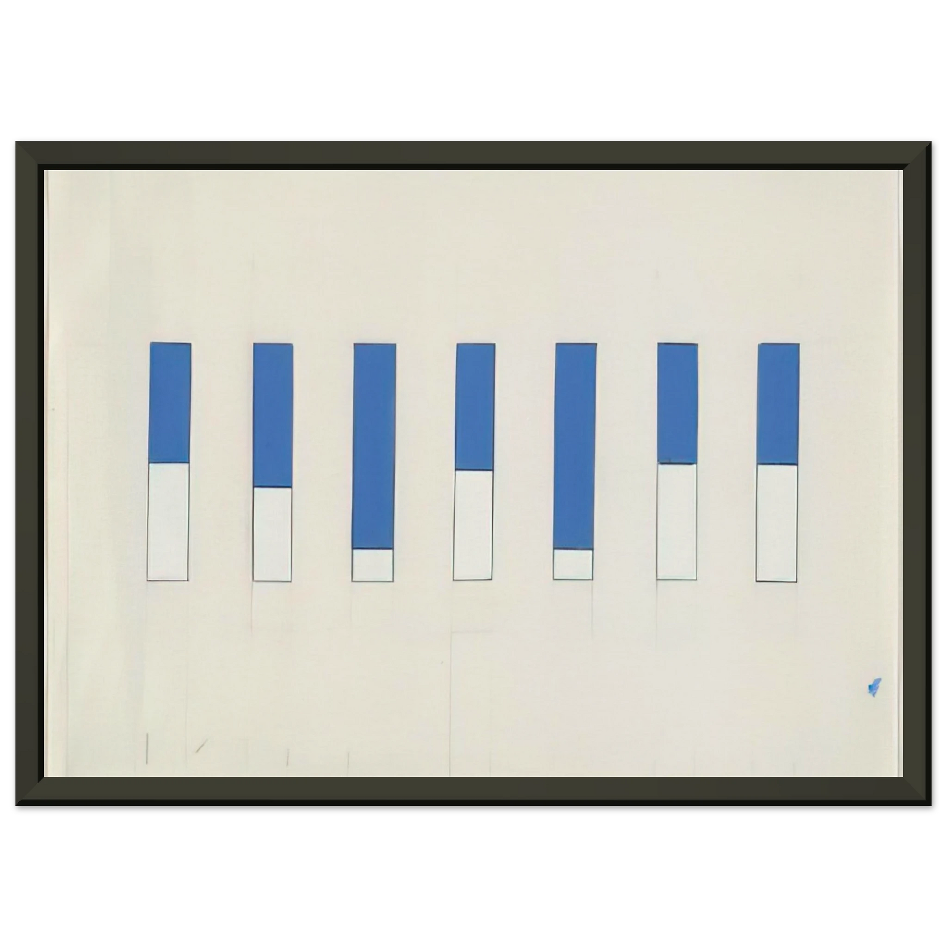 Ellsworth Kelly  Awnings Avenue Matignon Framed Art Print  - Aluminum Frame - 60x80 cm / 24x32 inches