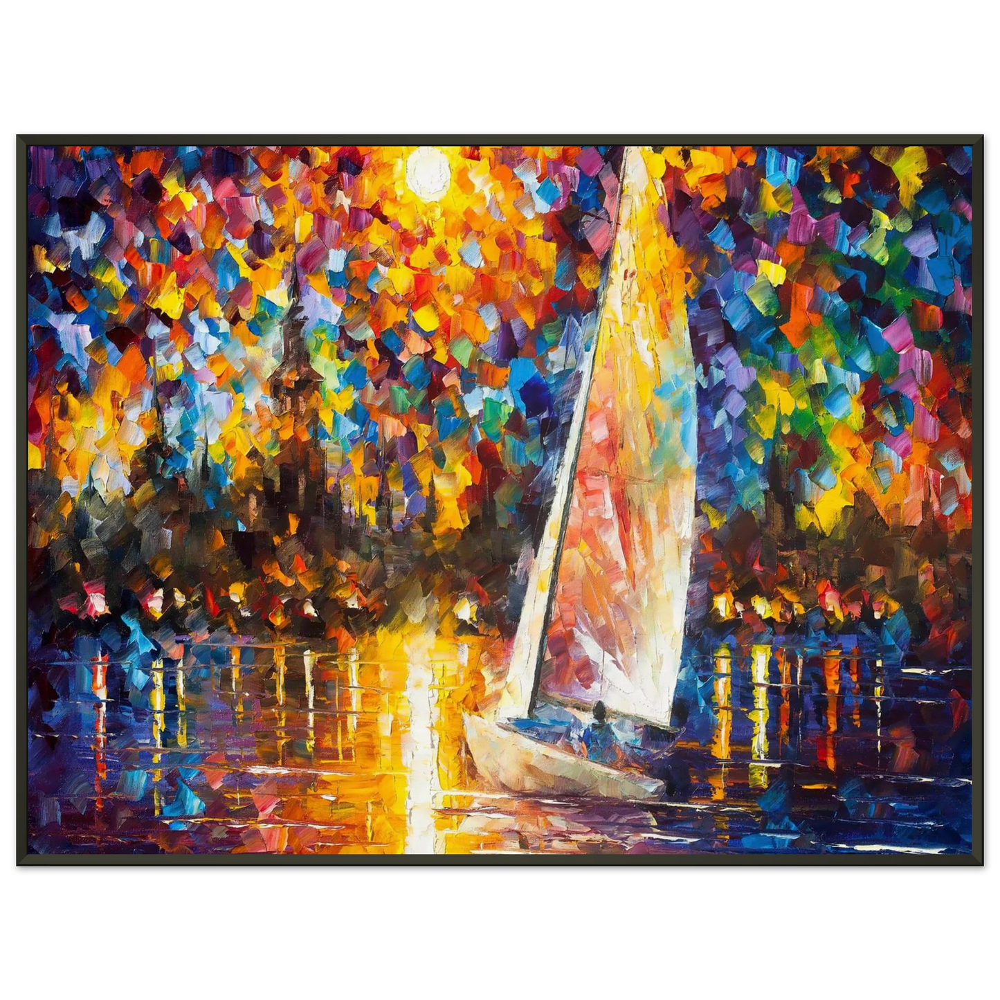 Leonid Afremov  Leonid Afremov Framed Art Print  - Aluminum Frame - 60x80 cm / 24x32 inches