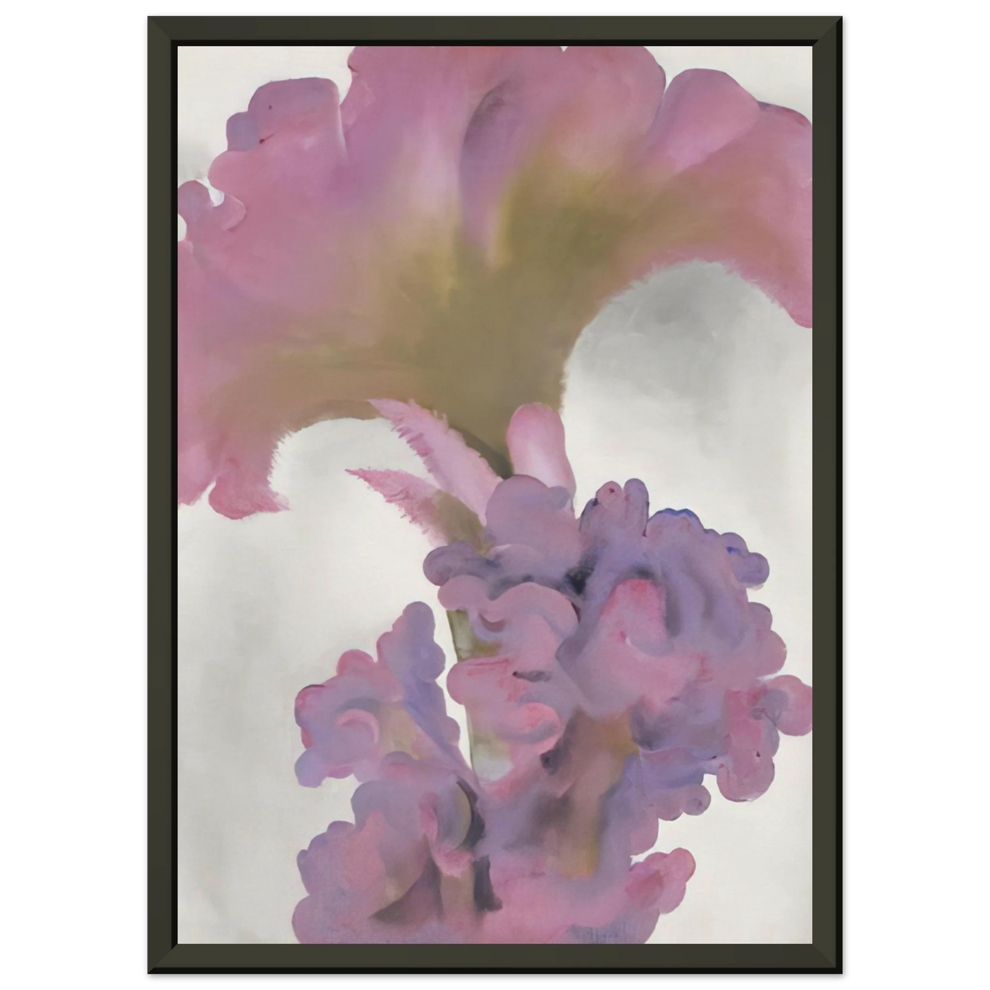 Georgia OKeeffe  Coxcomb Framed Art Print  - Aluminum Frame - 70x100 cm / 28x40 inches