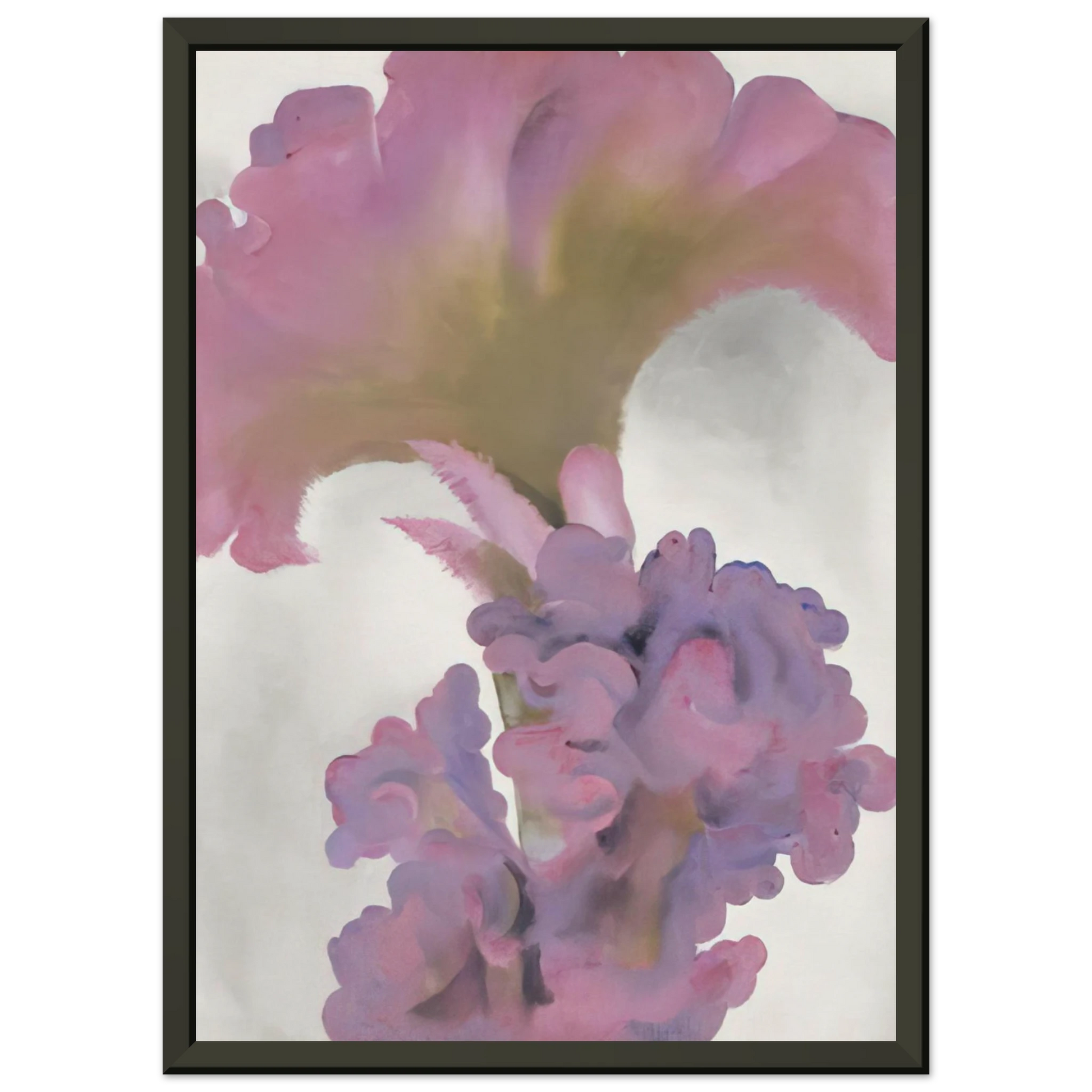 Georgia OKeeffe  Coxcomb Framed Art Print  - Aluminum Frame - 70x100 cm / 28x40 inches