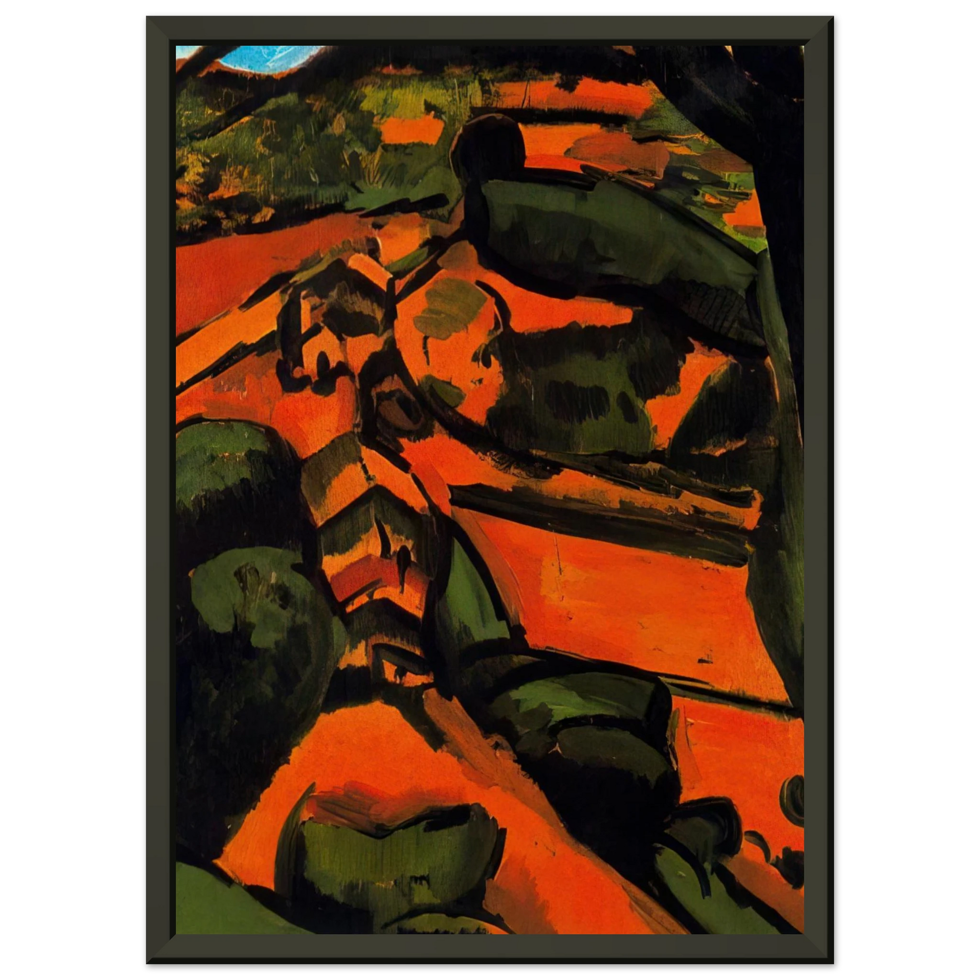 Andre Derain  UNTITLED Framed Art Print  - Aluminum Frame - 40x50 cm / 16x20 inches