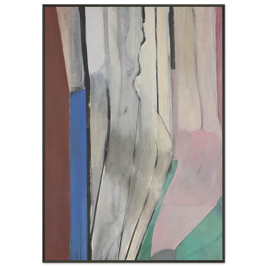 Richard Diebenkorn  Ocean Park 6 Framed Art Print  - Aluminum Frame - 21x29.7 cm / 8x12"
