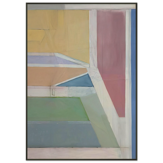 Richard Diebenkorn  Ocean Park 27 Framed Art Print  - Aluminum Frame - 21x29.7 cm / 8x12"