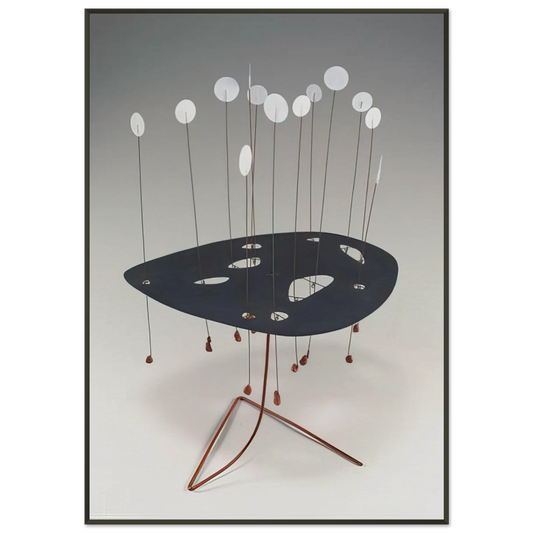 Alexander Calder  ASPEN 1948 Framed Art Print  - Aluminum Frame - 21x29.7 cm / 8x12"