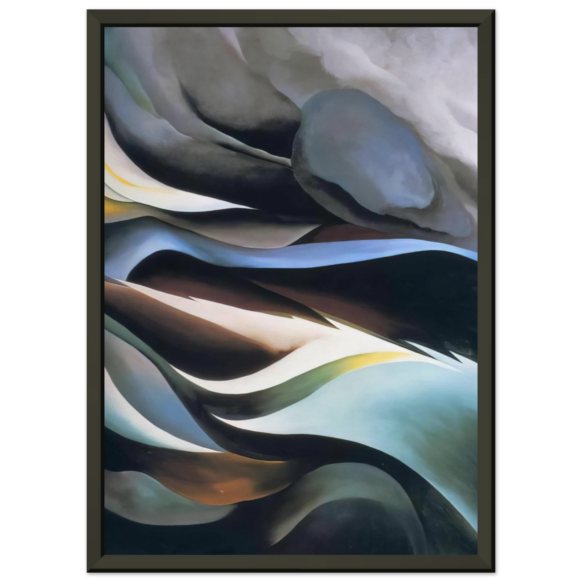 Georgia OKeeffe  From the Lake Framed Art Print  - Aluminum Frame - 40x50 cm / 16x20 inches