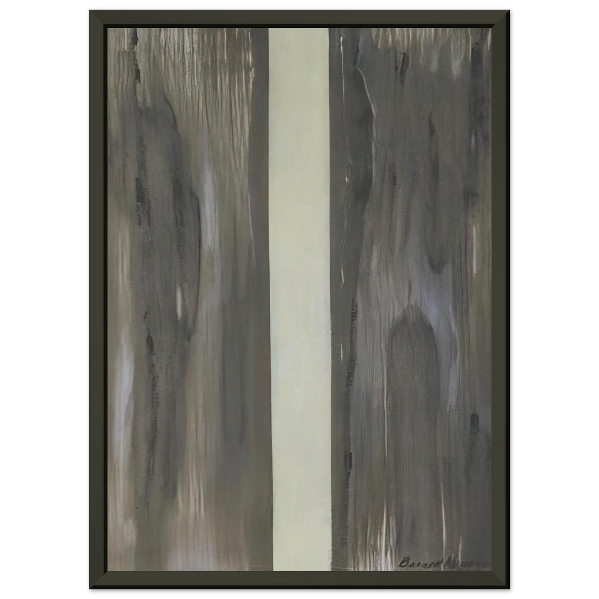 Barnett Newman  Moment Framed Art Print  - Aluminum Frame - 70x100 cm / 28x40 inches