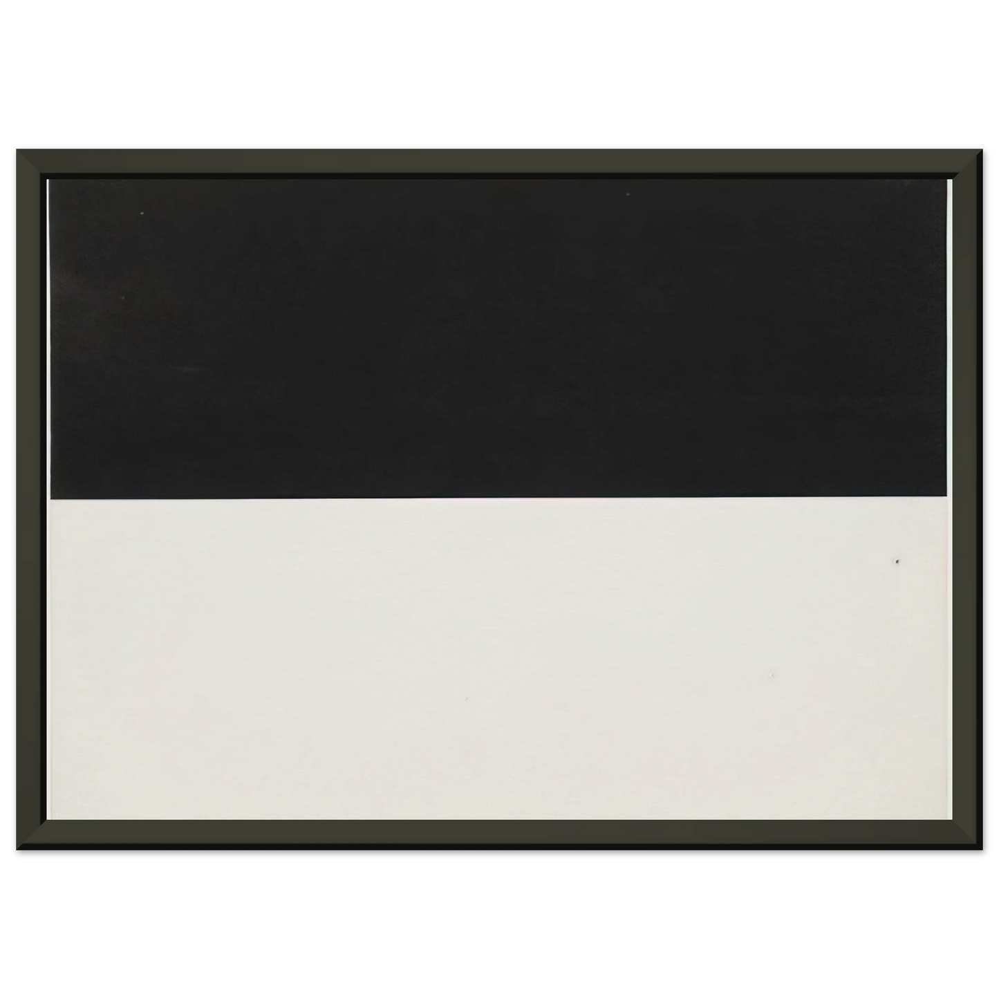 Ellsworth Kelly  Black and White from the series Line Form Color Framed Art Print  - Aluminum Frame - 70x100 cm / 28x40 inches