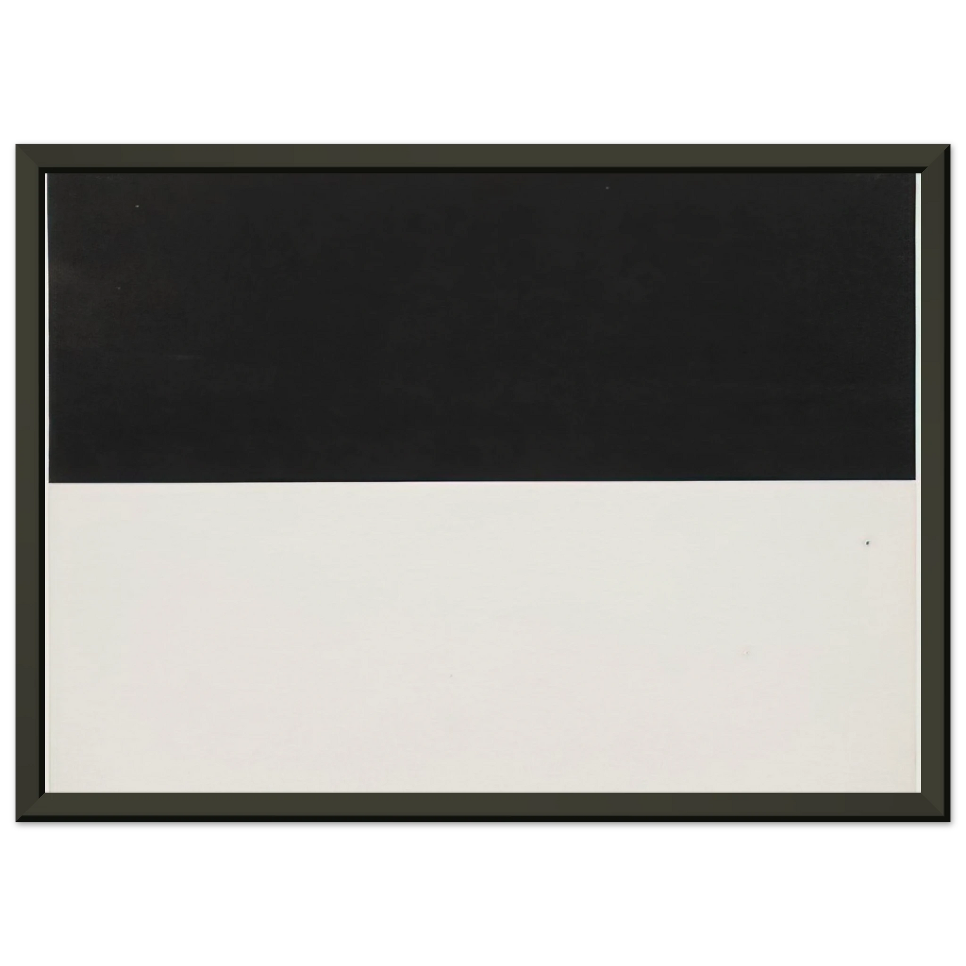 Ellsworth Kelly  Black and White from the series Line Form Color Framed Art Print  - Aluminum Frame - 70x100 cm / 28x40 inches