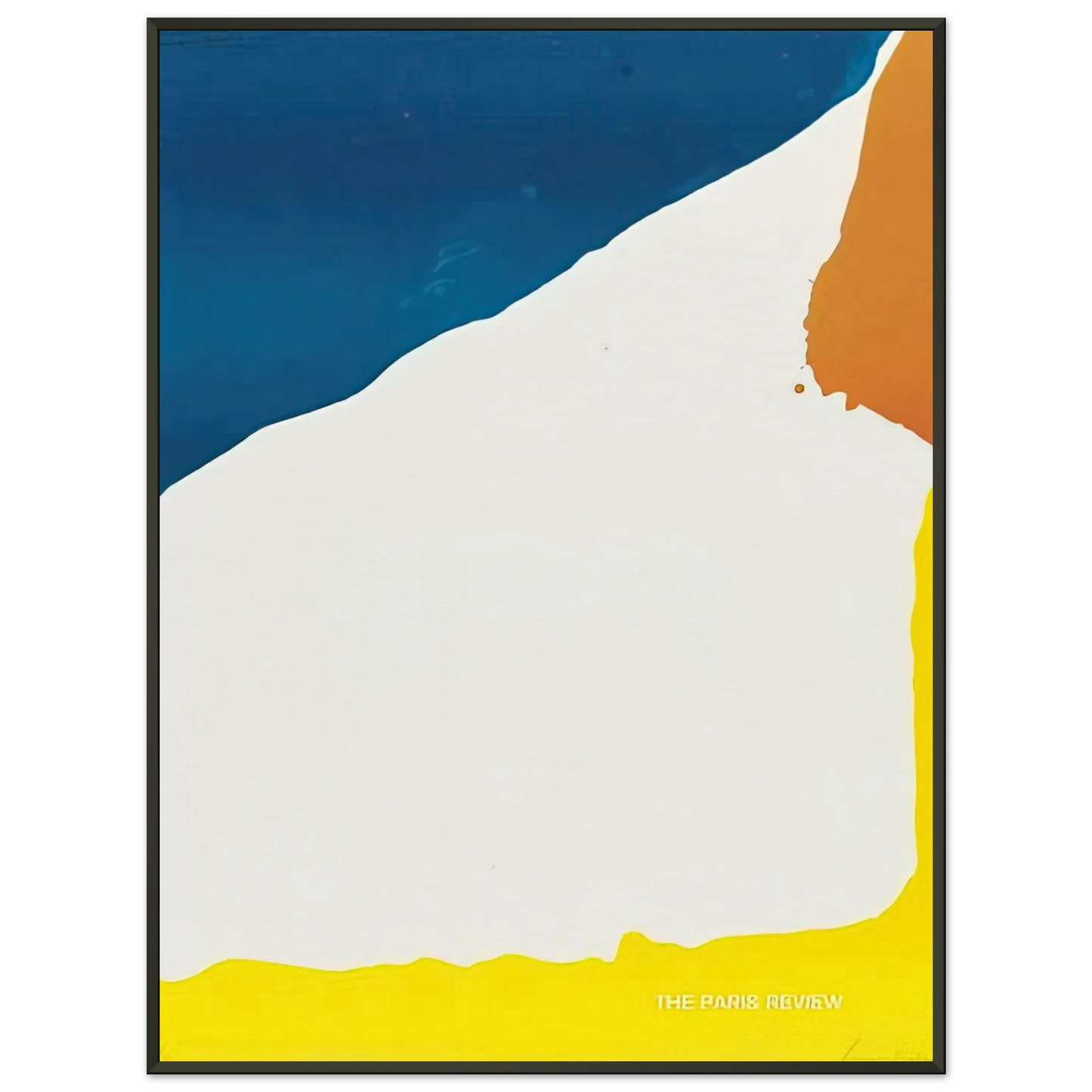 Helen Frankenthaler  Paris Review  1966 Framed Art Print  - Aluminum Frame - 40x50 cm / 16x20 inches