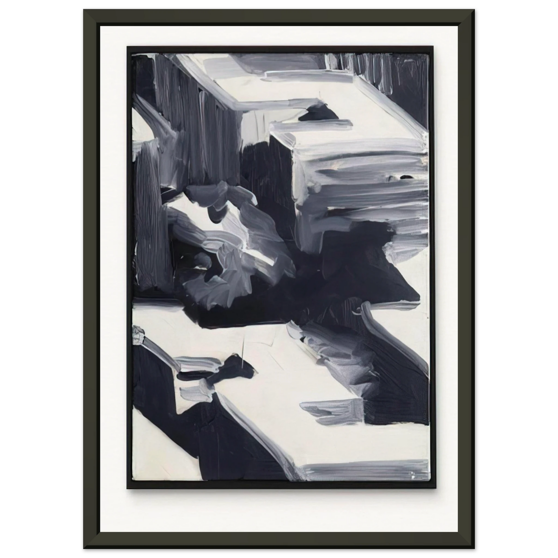 Gerhard Richter  TOWNSCAPE 1968 1 Framed Art Print  - Aluminum Frame - 60x80 cm / 24x32 inches