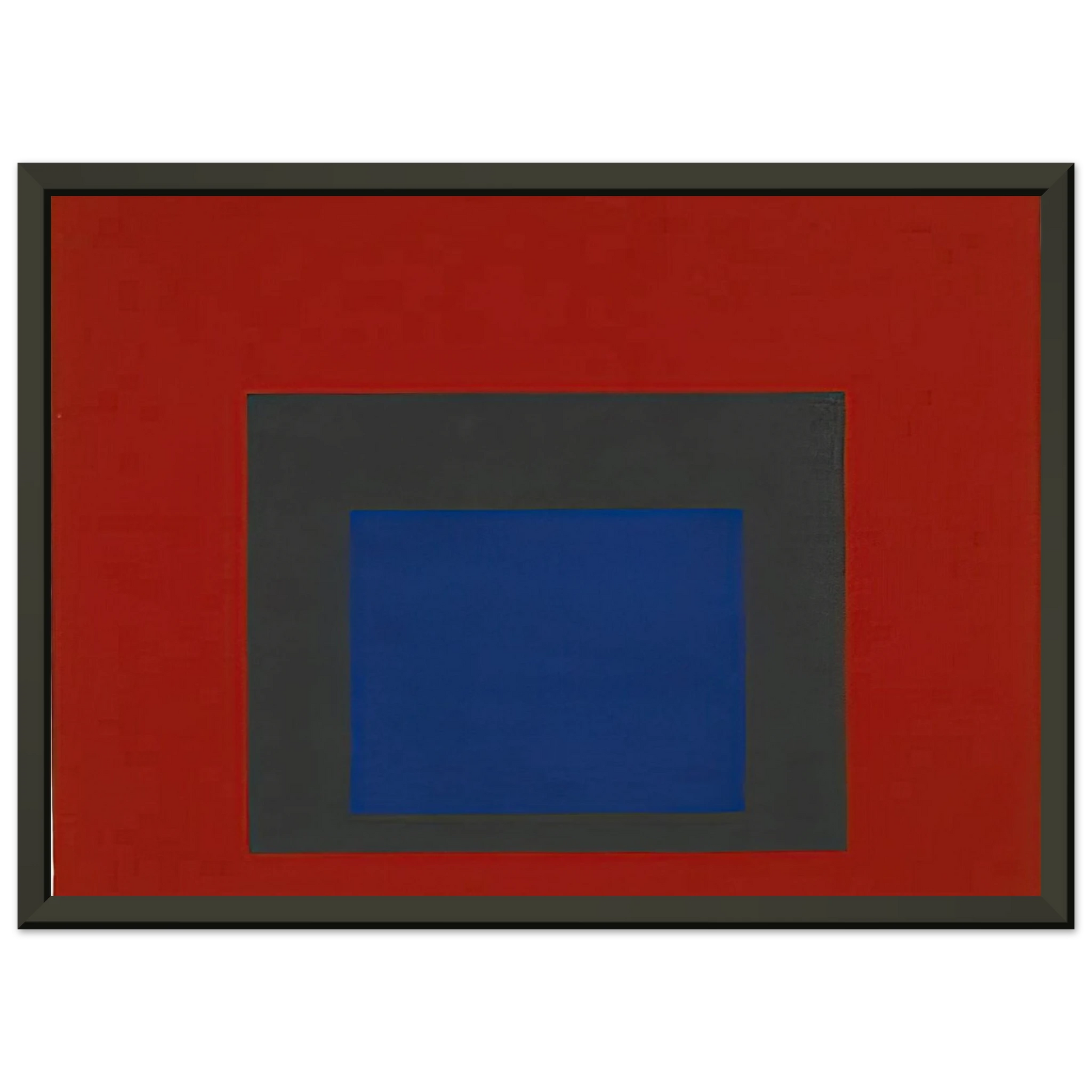 Josef Albers  HOMAGE TO THE SQUARE 1950 Framed Art Print  - Aluminum Frame - 40x50 cm / 16x20 inches