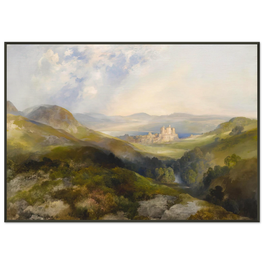 Thomas Moran  Conway Castle Framed Art Print  - Aluminum Frame - 21x29.7 cm / 8x12"