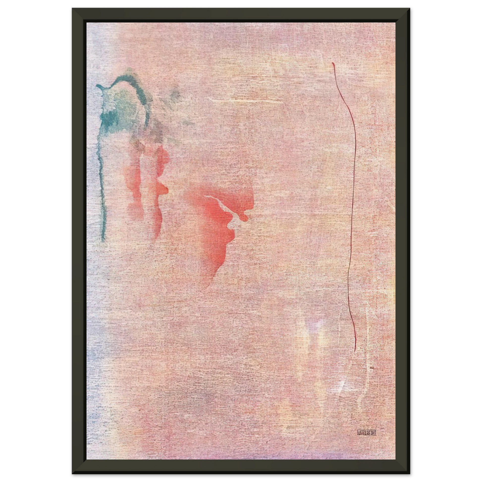 Helen Frankenthaler  Cedar Hill  1983 Framed Art Print  - Aluminum Frame - 70x100 cm / 28x40 inches
