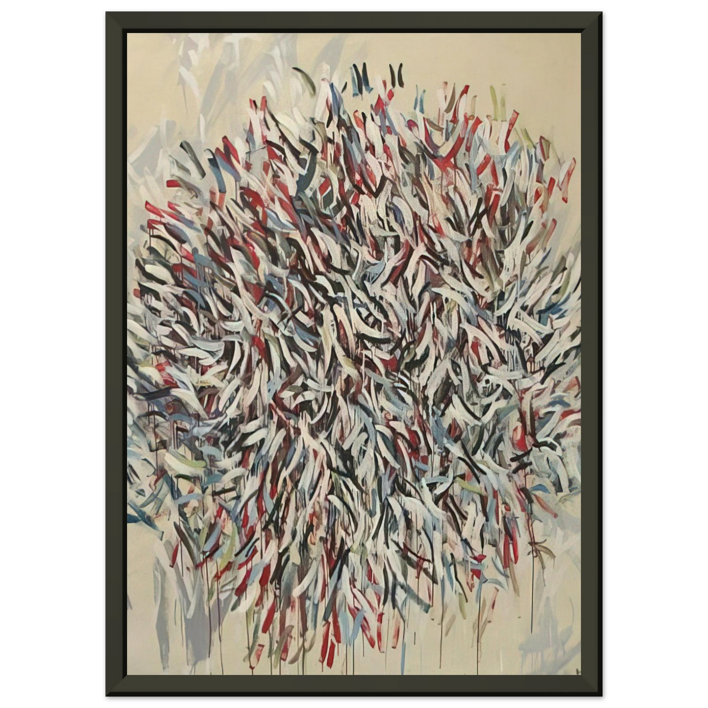 Robert Goodnough  Abstract 2  1982 Framed Art Print  - Aluminum Frame - 70x100 cm / 28x40 inches