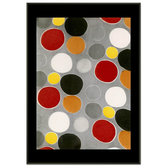 Sonia Delaunay  FABRIC PATTERN Framed Art Print  - Aluminum Frame - 21x29.7 cm / 8x12"