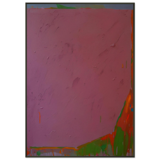 John Hoyland  30775  1975 Framed Art Print  - Aluminum Frame - 21x29.7 cm / 8x12"