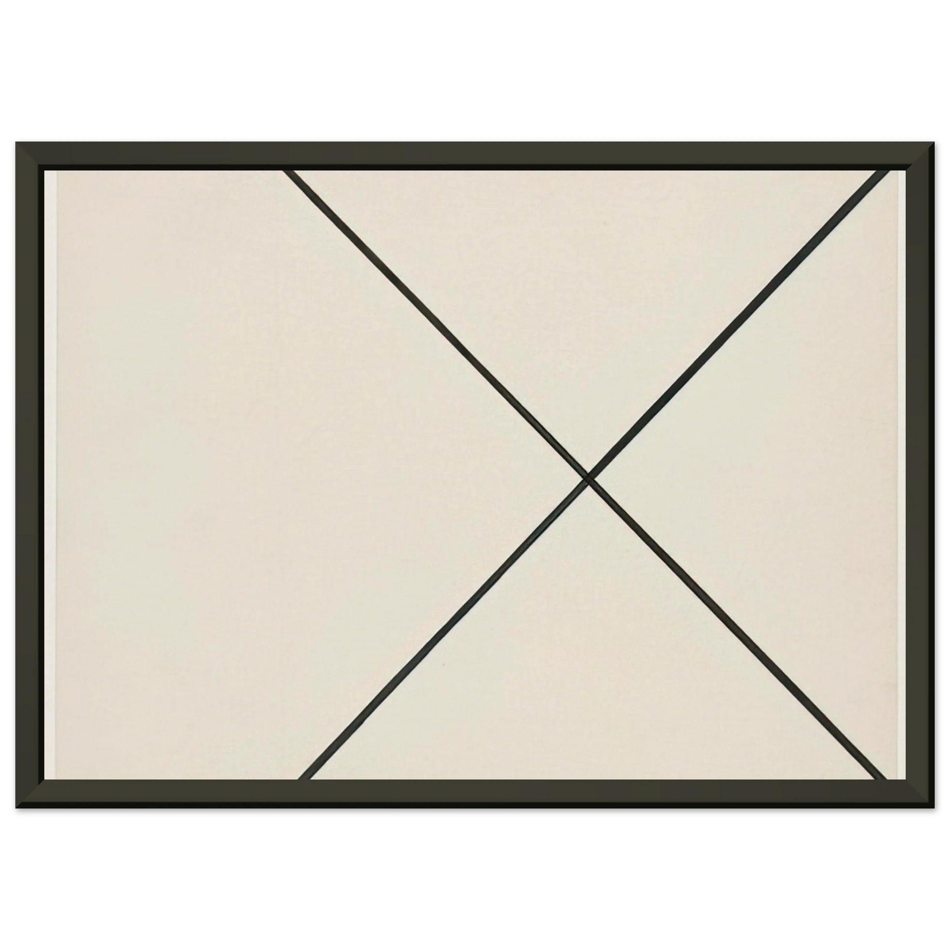 Ellsworth Kelly  Diagonal Lines Framed Art Print  - Aluminum Frame - 60x80 cm / 24x32 inches