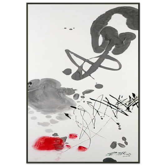 Chu teh Chun  MAR 08 NO 7 2008 Framed Art Print  - Aluminum Frame - 21x29.7 cm / 8x12"