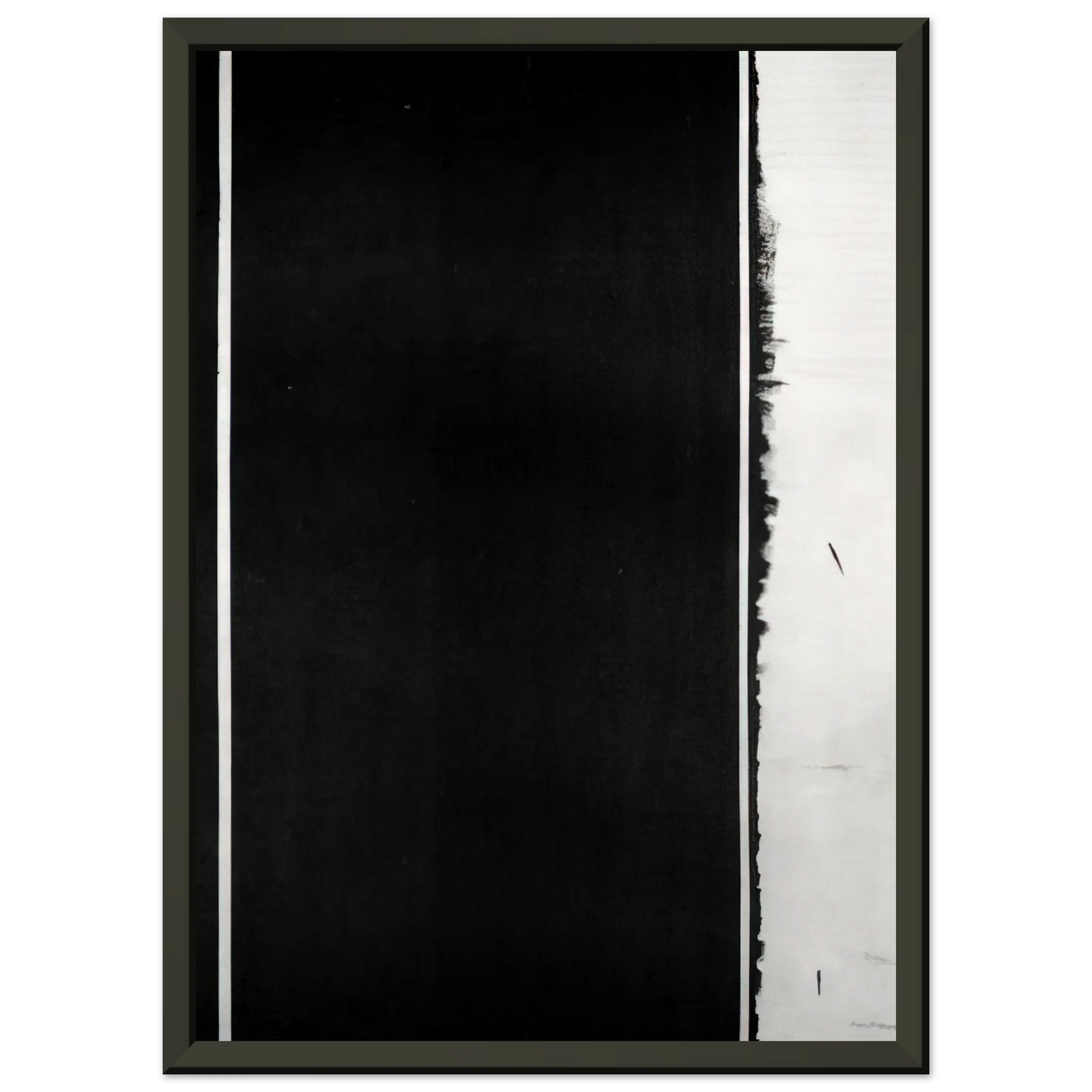 Barnett Newman  The Station of the Cross  Twelfh Station Framed Art Print  - Aluminum Frame - 70x100 cm / 28x40 inches