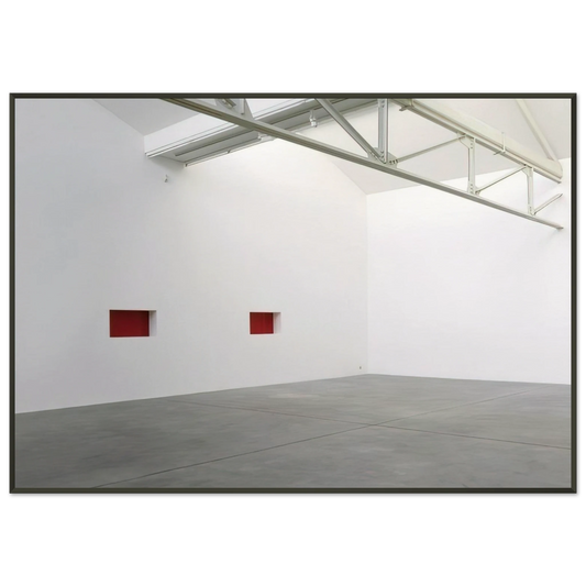 Donald Judd  Untitled Wall Work  1992 Framed Art Print  - Aluminum Frame - 21x29.7 cm / 8x12"
