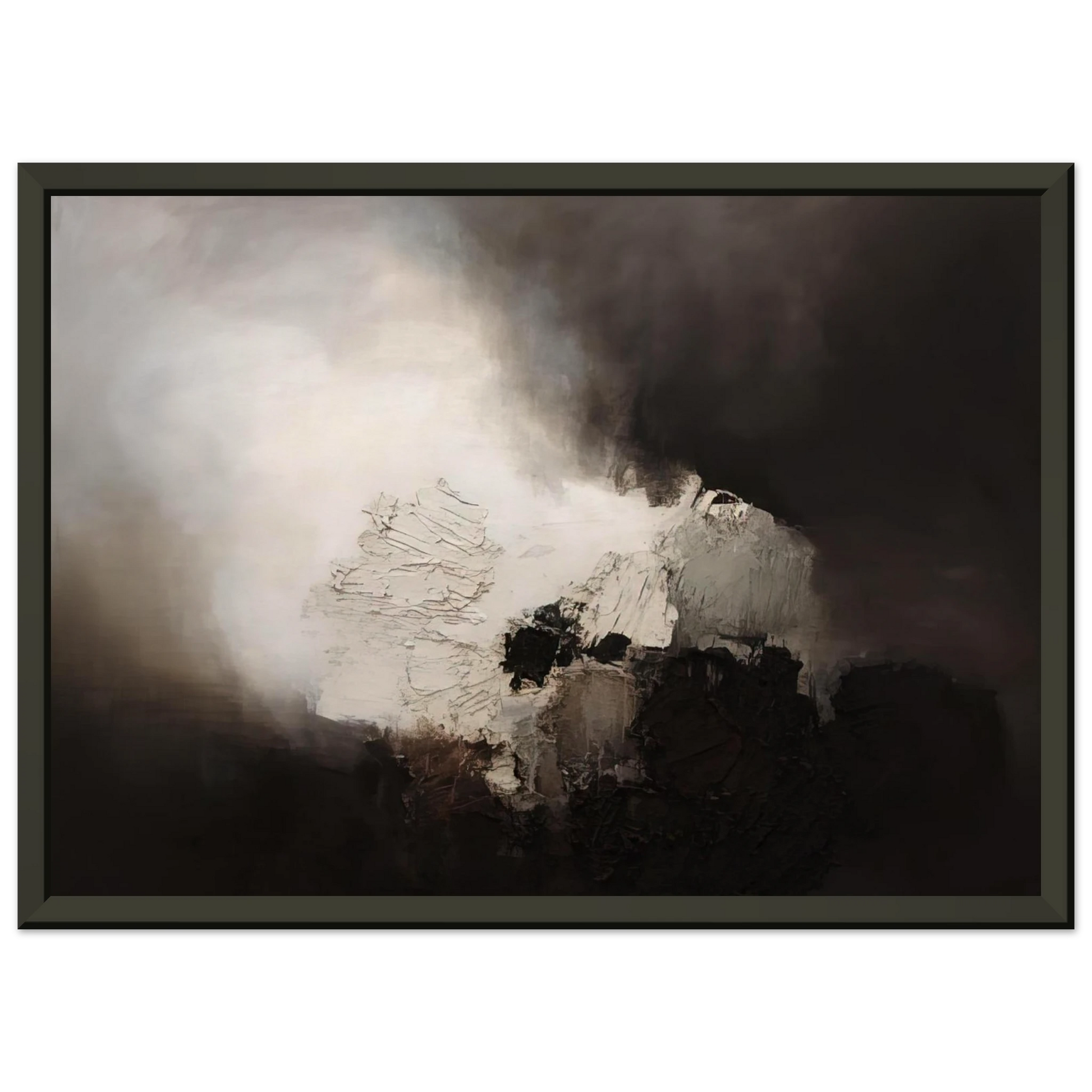 Luis Feito  165 1960 Framed Art Print  - Aluminum Frame - 40x50 cm / 16x20 inches